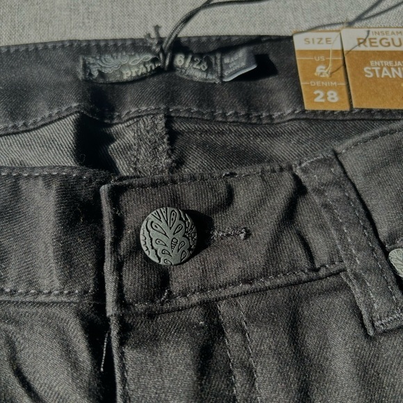 prAna Women's Jada Jean, Black Out, 6 Regular - Picture 5 of 7